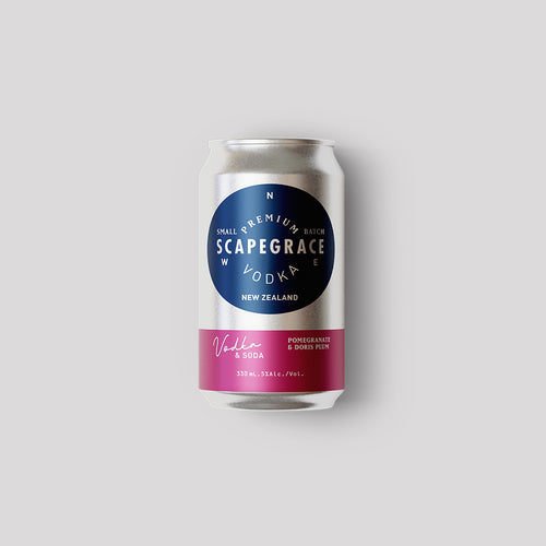 Scapegrace Vodka Soda With Pomegranate & Doris Plum