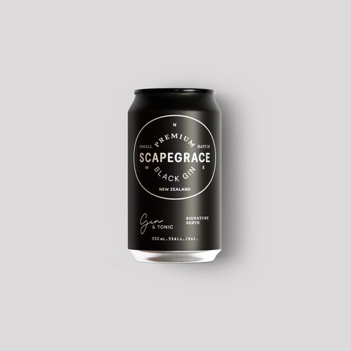 Scapegrace Black Gin & Tonic