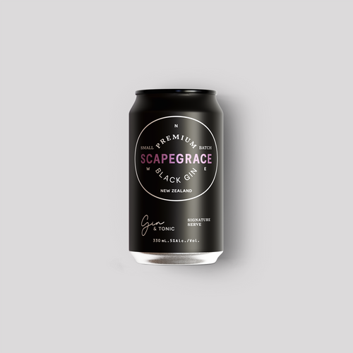 Scapegrace Black Gin & Tonic