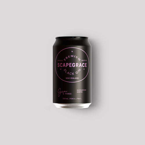 Scapegrace Black Gin & Tonic